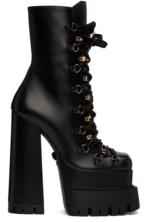 versace boot heels|Versace platform heel boots.